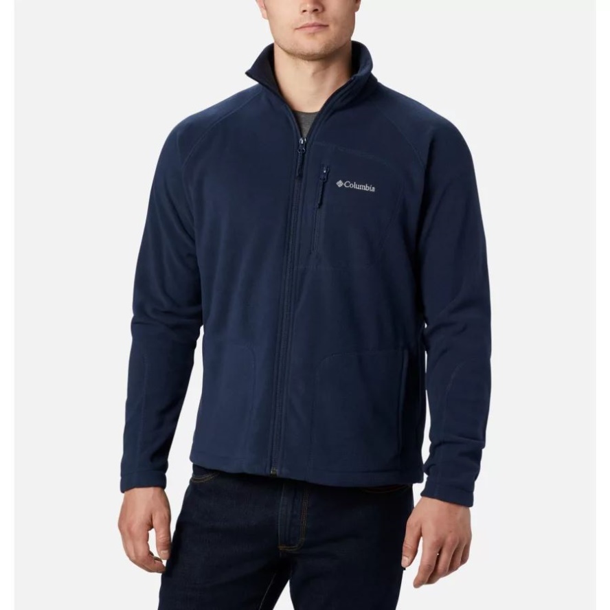 Columbia Sale Men's Fast Trek II Full Zip Fleece Collegiate Navy