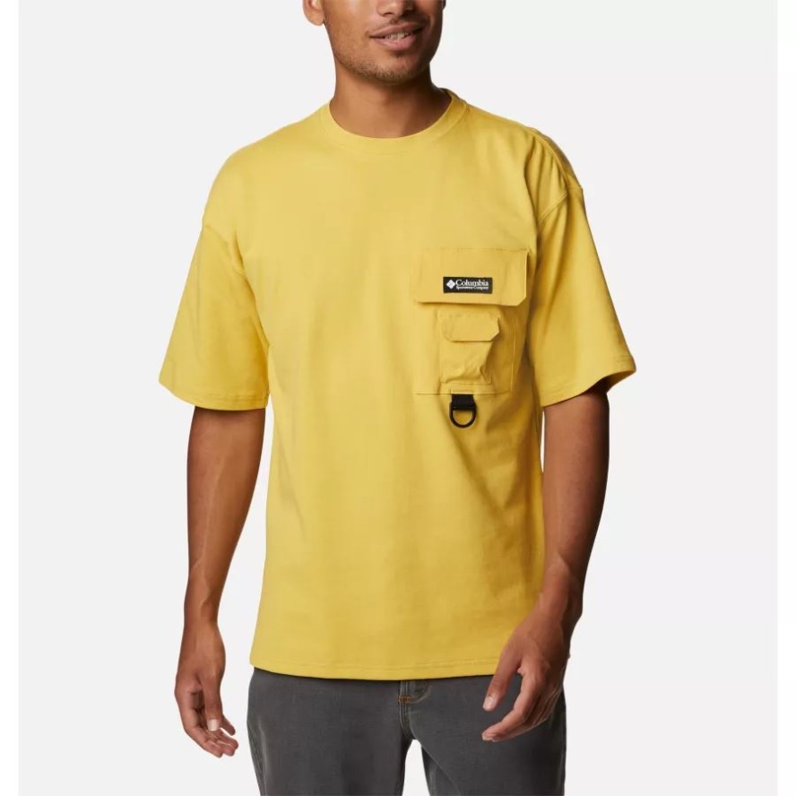 Columbia Sale Men's Field Creek Casual T-Shirt Golden Nugget