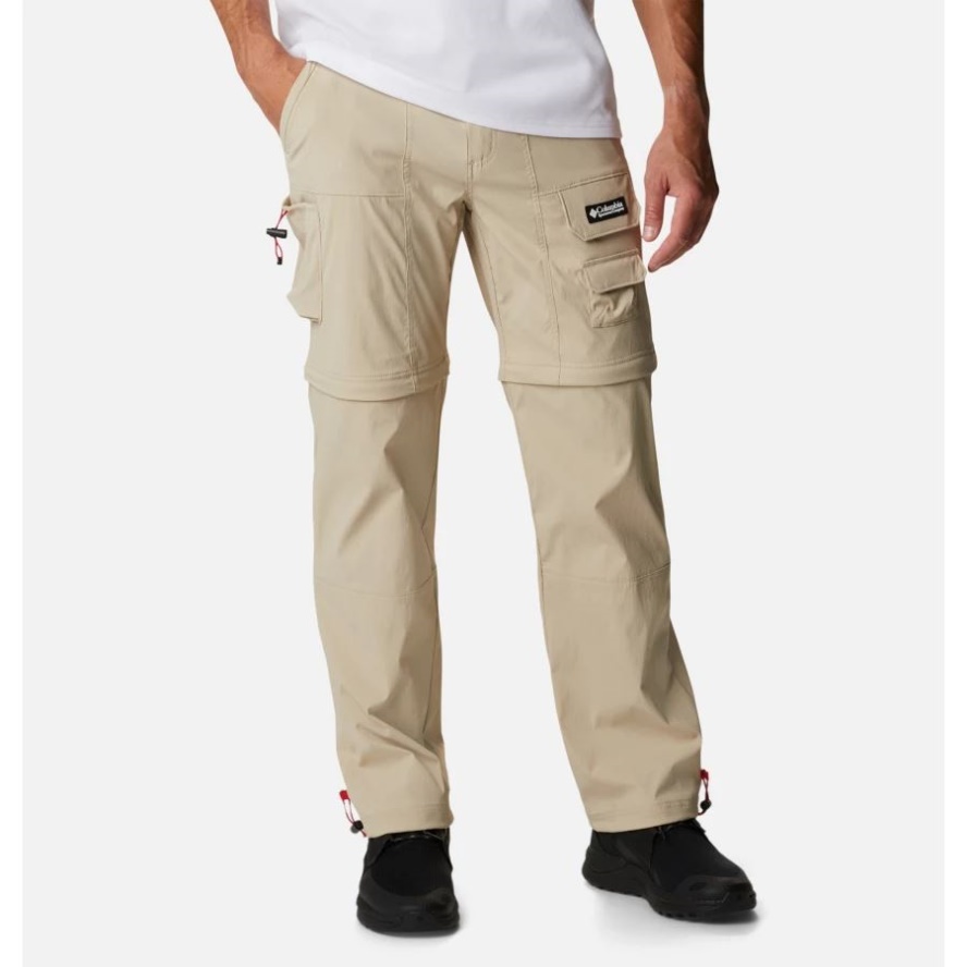 Columbia Sale Men's Field Creek Convertible Cargo Pants Ancient Fossil