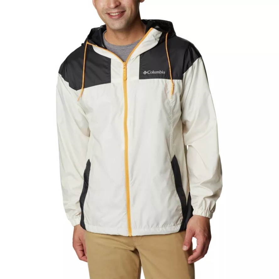 Columbia Sale Men's Flash Challenger Windbreaker Chalk/Shark