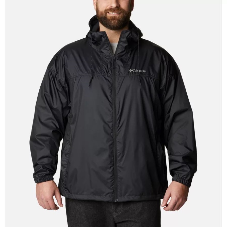 Columbia Sale Men's Flash Challenger Windbreaker Jacket Big Black