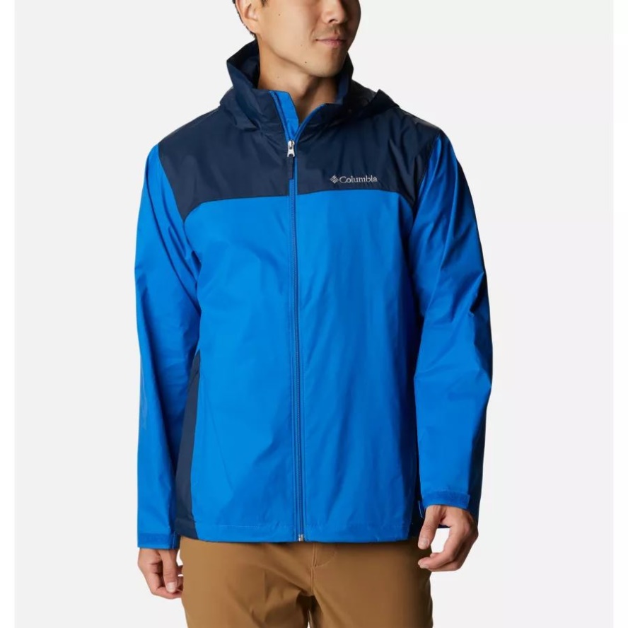 Columbia Sale Men's Glennaker Lake Rain Jacket Blue Jay/Columbia Sale Navy