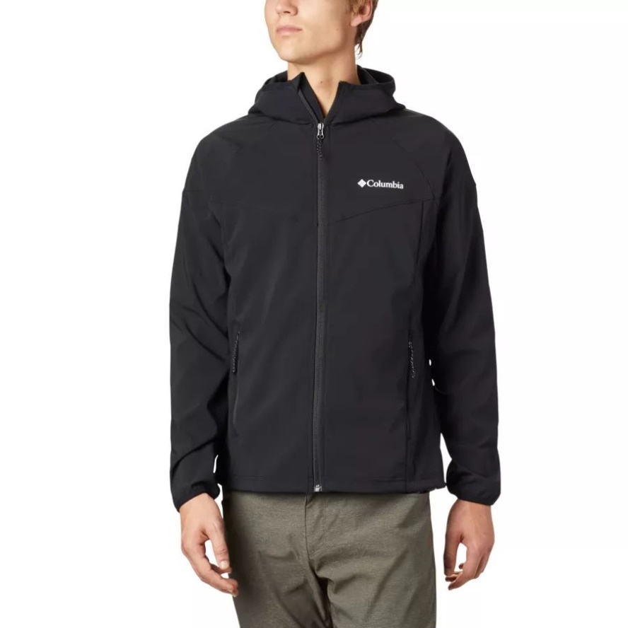Columbia Sale Men's Heather Canyon Softshell Jacket Black