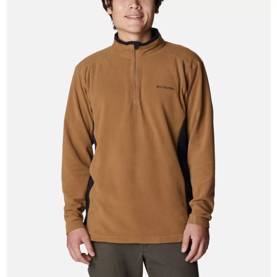 Columbia Sale Men's Klamath Range II Half Zip Delta/Black