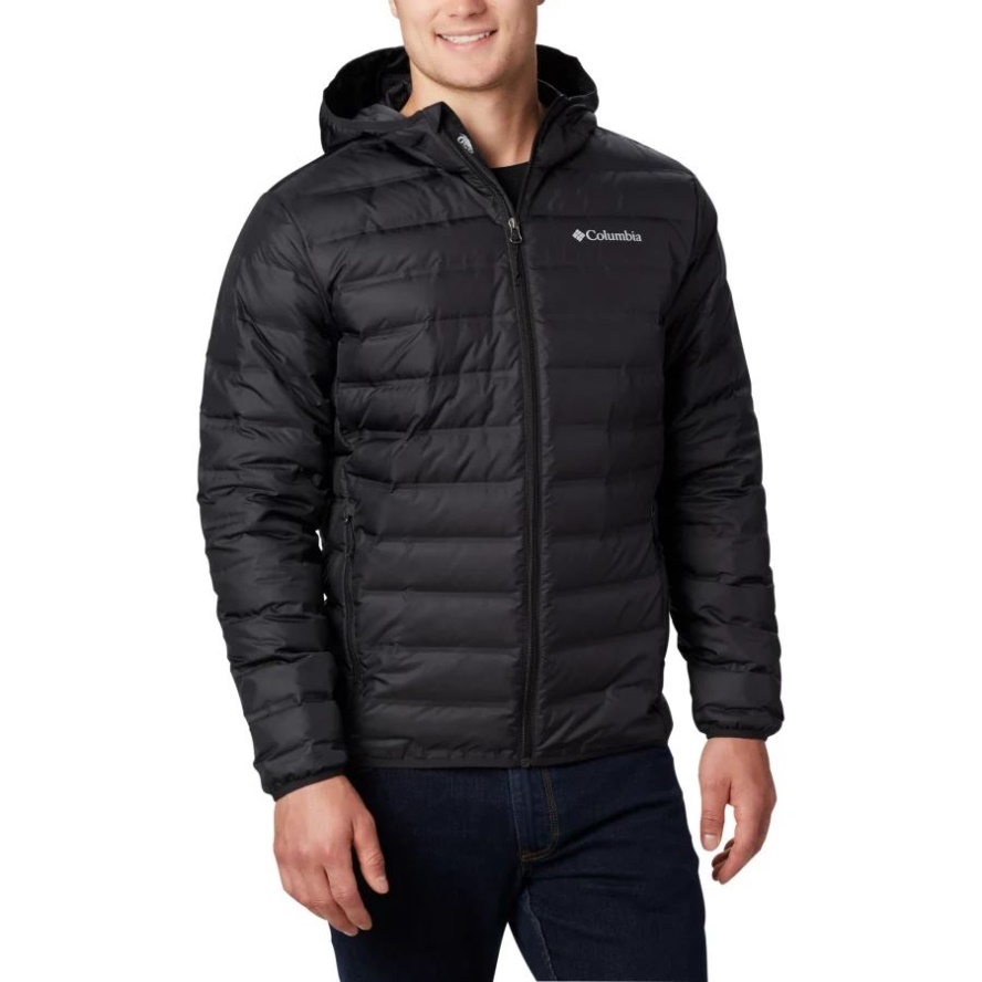 Columbia Sale Men's Lake 22 Down Hooded Jacket Black