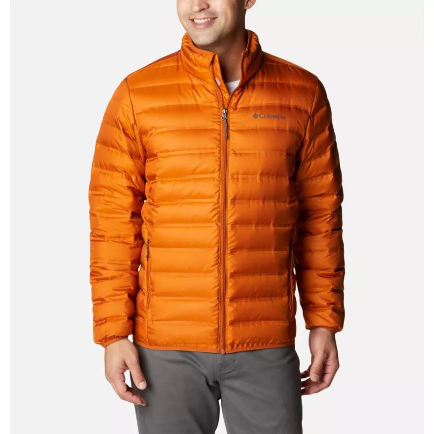 Columbia Sale Men's Lake 22 Down Jacket Warm Copper