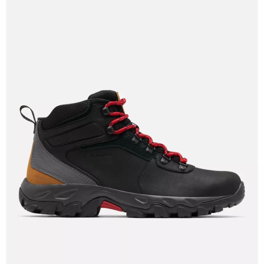 Columbia Sale Men's Newton Ridge Plus II Waterproof Hiking Boot Black/Shark
