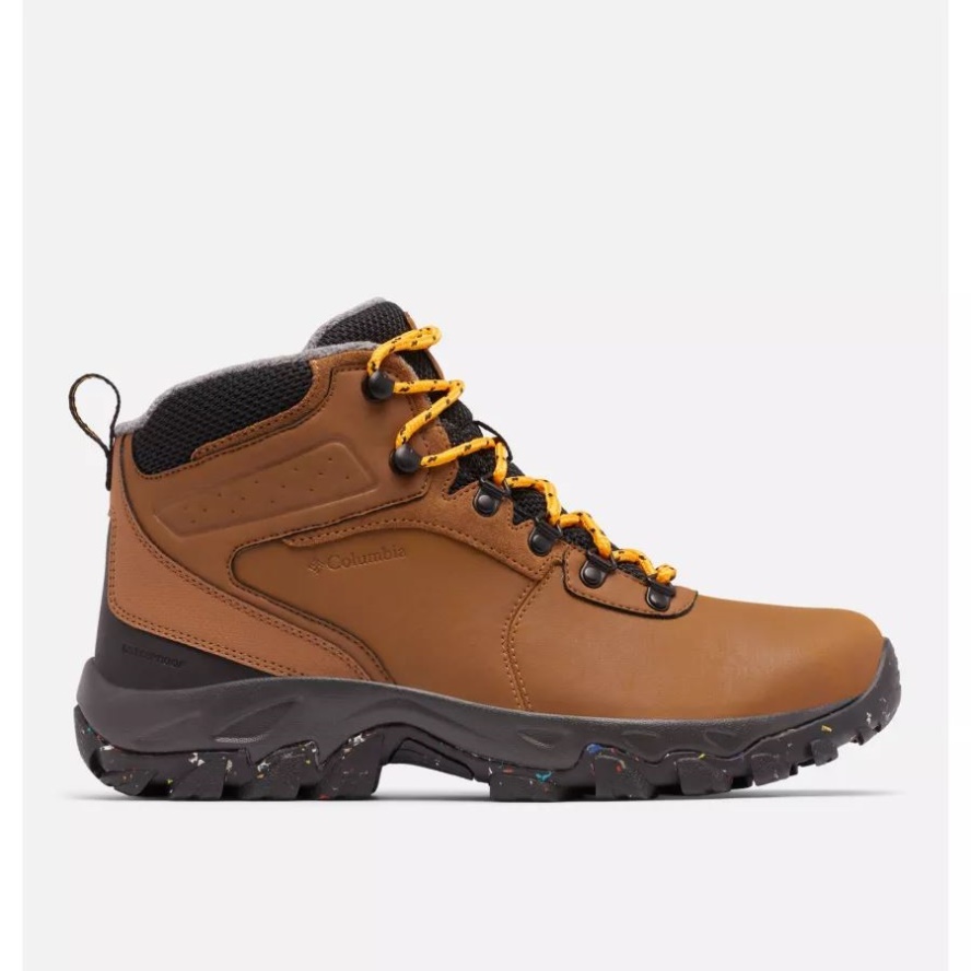 Columbia Sale Men's Newton Ridge Plus Omni-Heat Boot Light Brown/Black