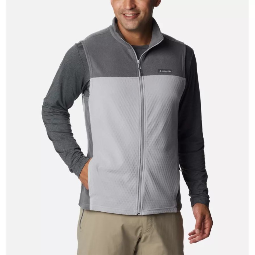 Columbia Sale Men's Overlook Trail Vest Columbia Sale Grey/City Grey