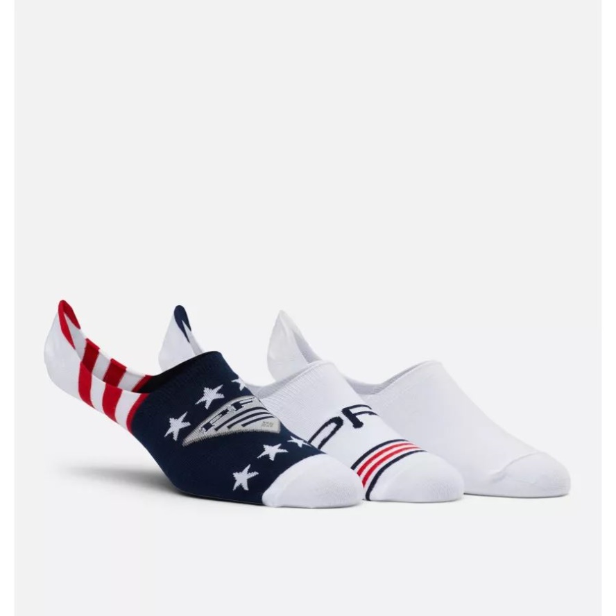 Columbia Sale Men's PFG Patriot Liner Sock 3pk COLLEGIATE NAVY MULTI