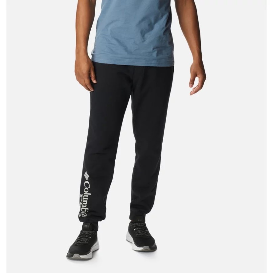 Columbia Sale Men's PFG Stacked Logo Wader Joggers Black/Cool Grey