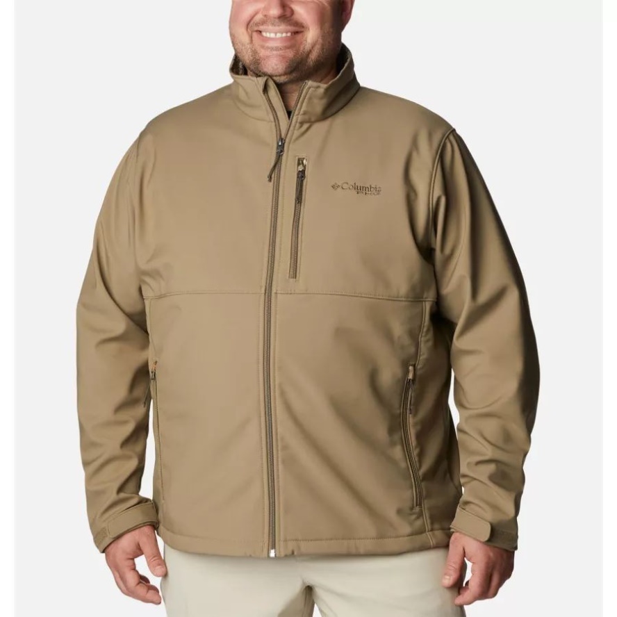 Columbia Sale Men's PHG Ascender Softshell Jacket Big Flax/RT Edge