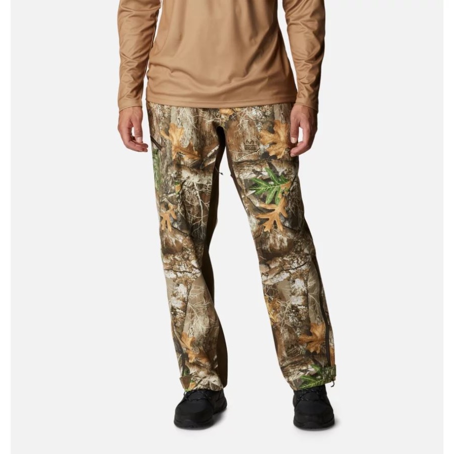 Columbia Sale Men's PHG Trophy Rack Silent Rain Pants Realtree Edge