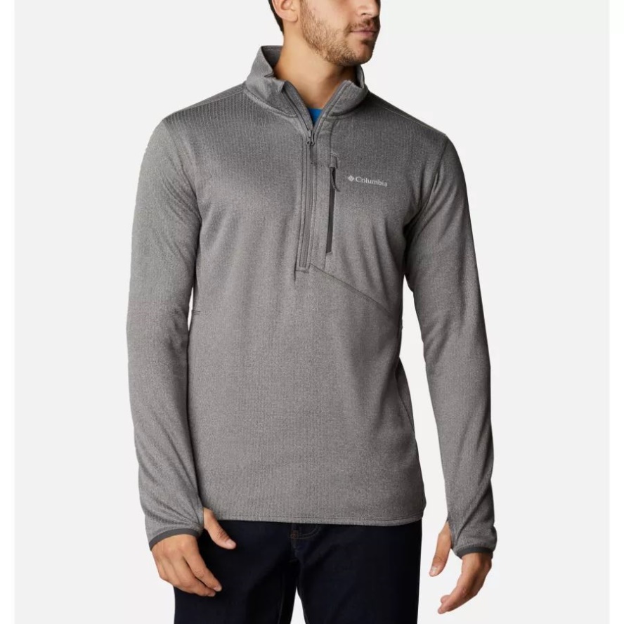 Columbia Sale Men's Park View Half-Zip Fleece City Grey Heather