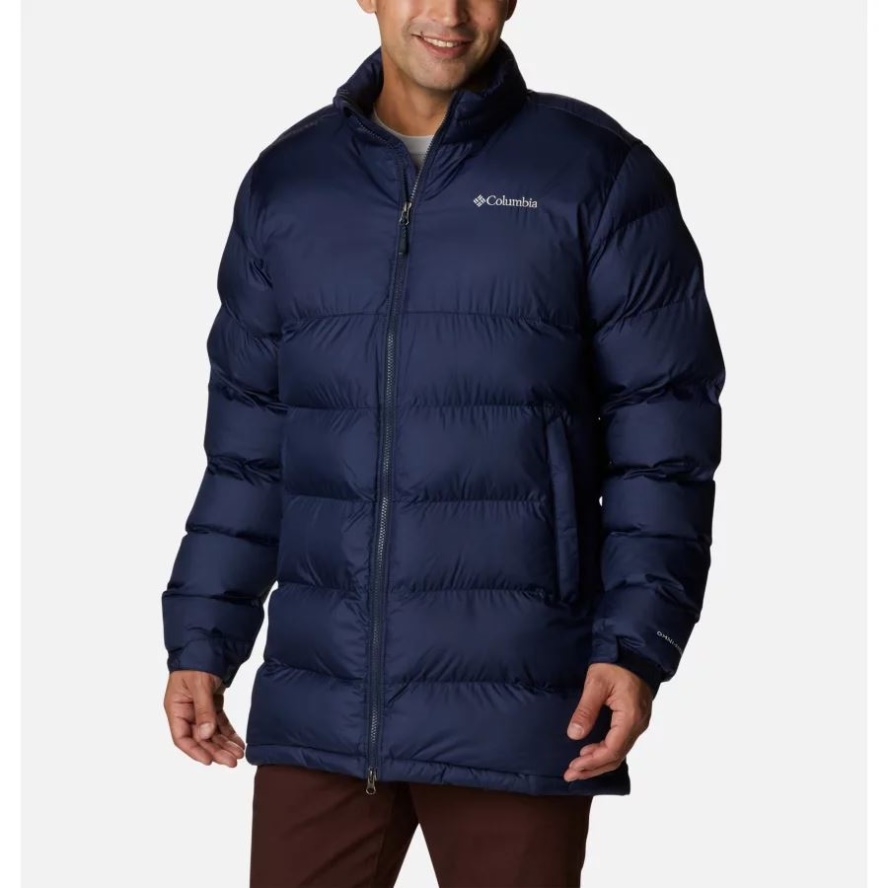 Columbia Sale Men's Pike Lake Mid Puffer Jacket Collegiate Navy