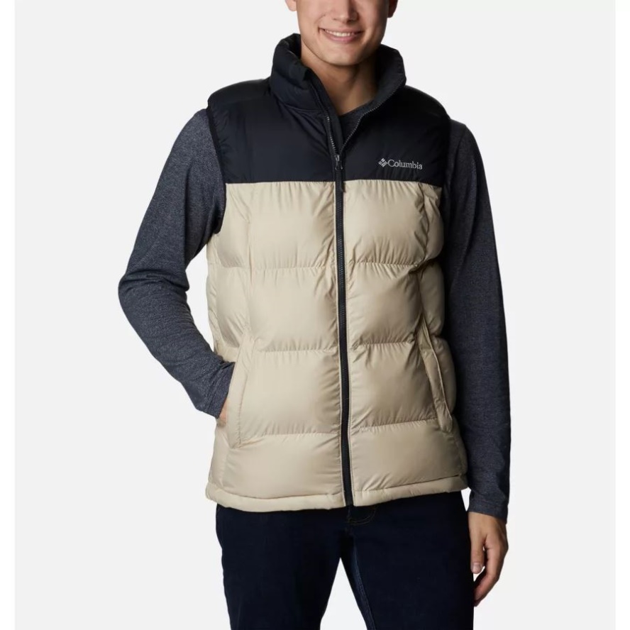Columbia Sale Men's Pike Lake Vest Ancient Fossil/Black