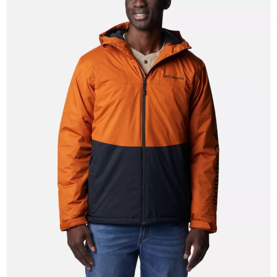 Columbia Sale Men's Point Park Insulated Jacket Warm Copper/Black