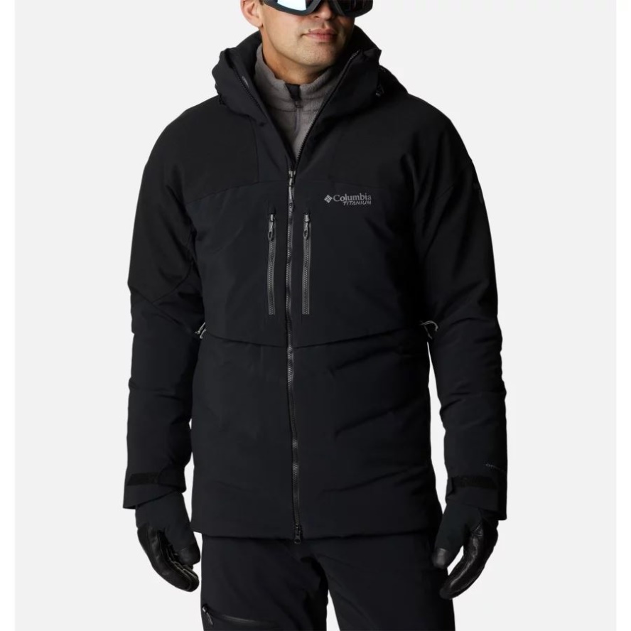 Columbia Sale Men's Powder Keg III Omni-Heat Infinity Down Jacket Black