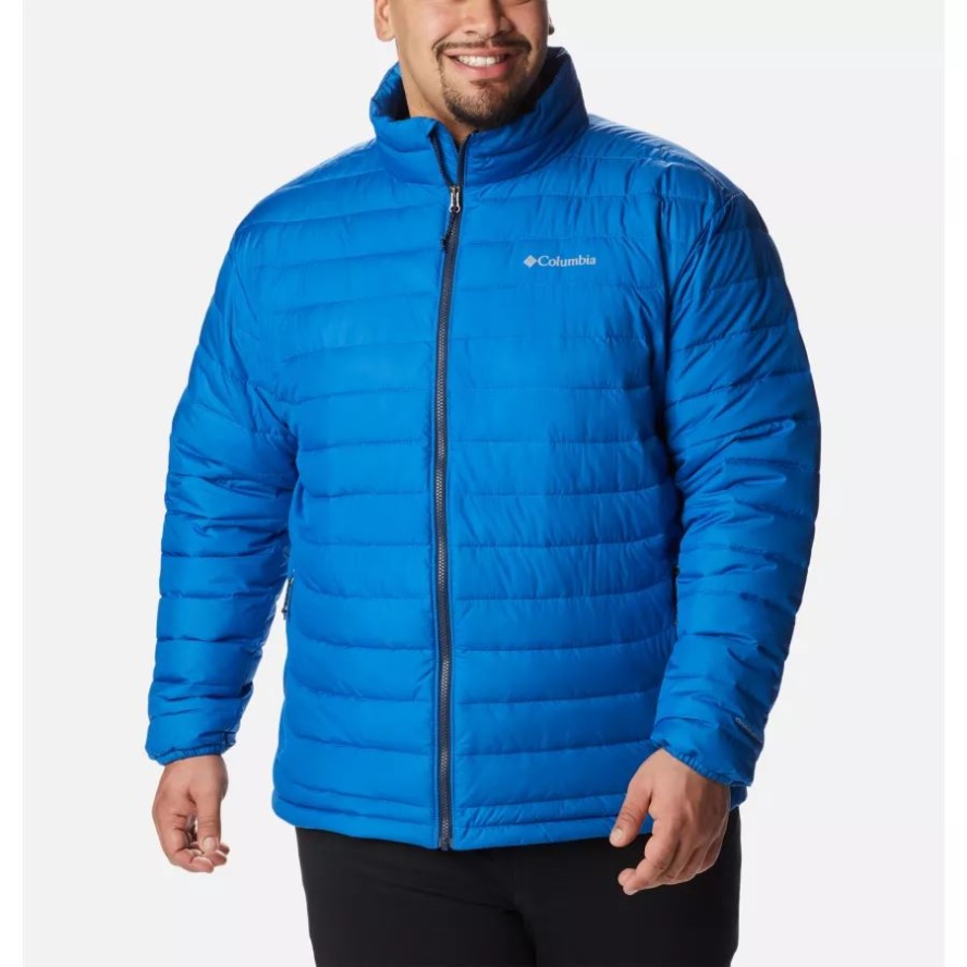 Columbia Sale Men's Powder Lite Insulated Jacket Big Bright Indigo