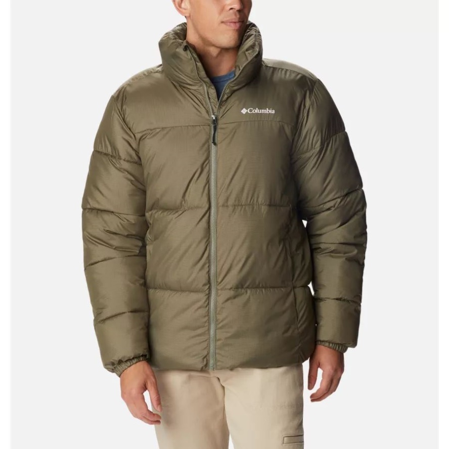 Columbia Sale Men's Puffect II Puffer Jacket Stone Green