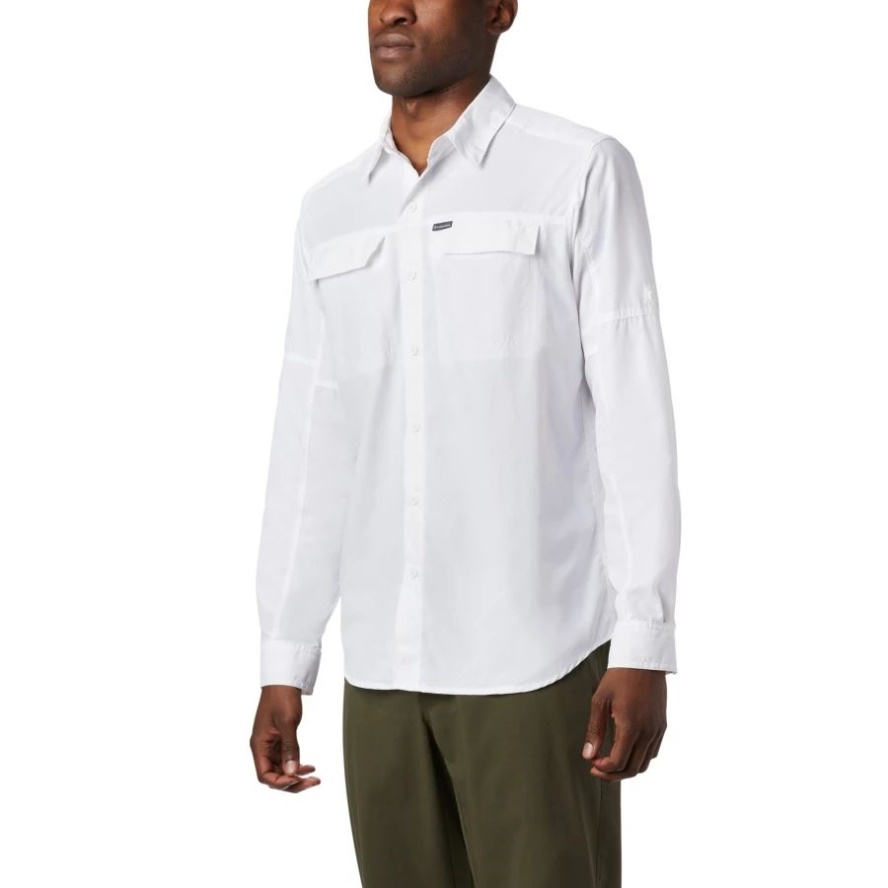 Columbia Sale Men's Silver Ridge 2.0 Long Sleeve Shirt Tall White