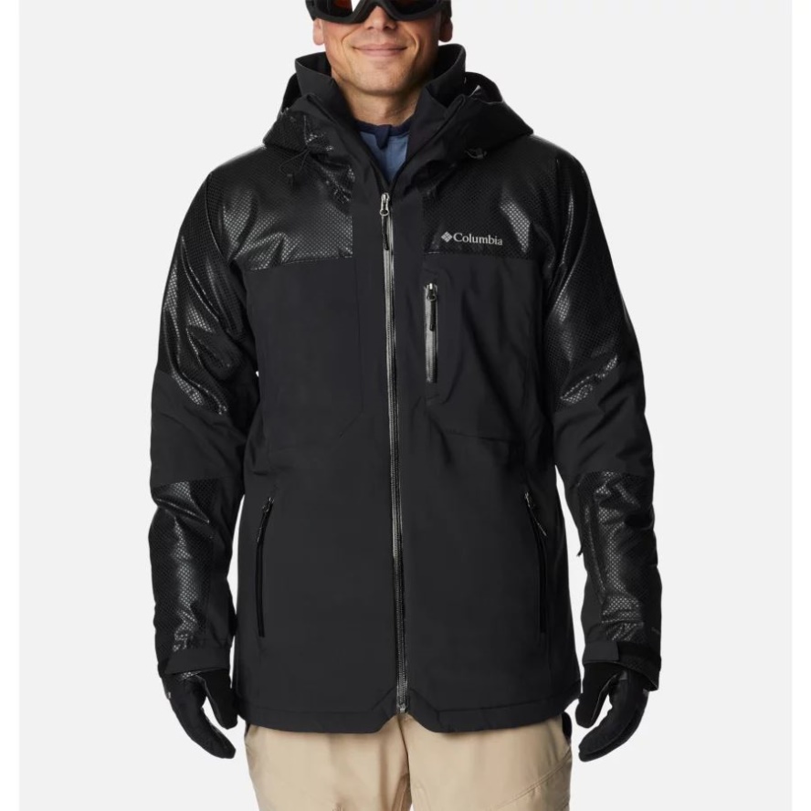 Columbia Sale Men's Snow Slab Black Dot Jacket Black