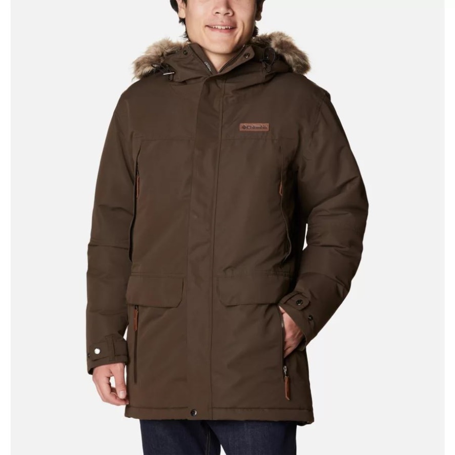Columbia Sale Men's South Canyon Long Down Parka Cordovan