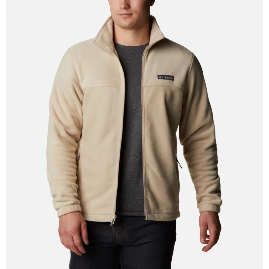 Columbia Sale Men's Steens Mountain 2.0 Full Zip Fleece Jacket Big Ancient Fossil