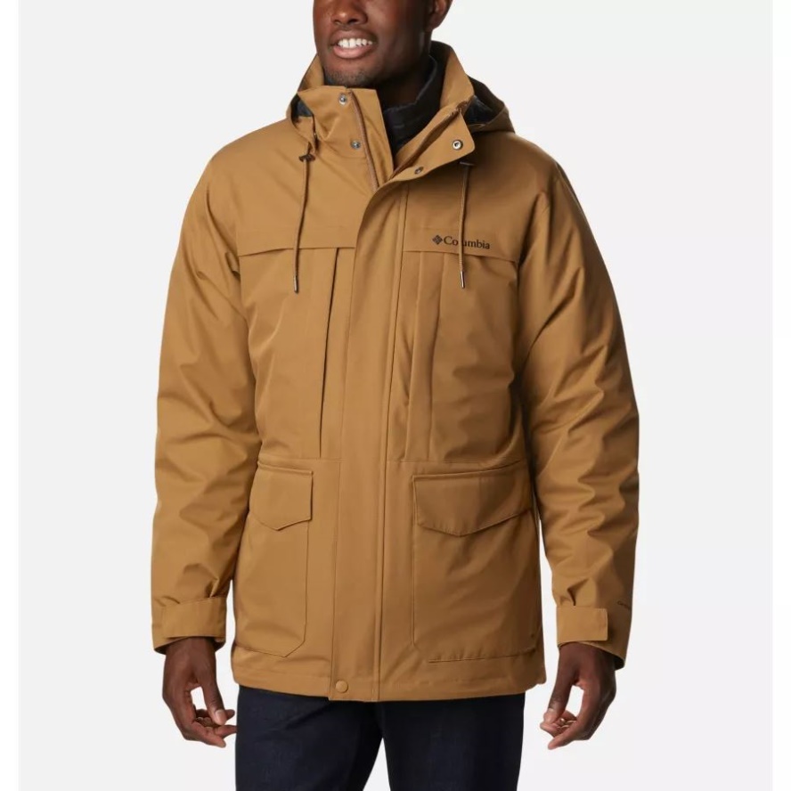 Columbia Sale Men's Stuart Island Omni-Heat Infinity Interchange Jacket Delta