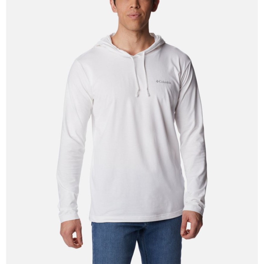 Columbia Sale Men's Sun Trek Technical Hoodie White