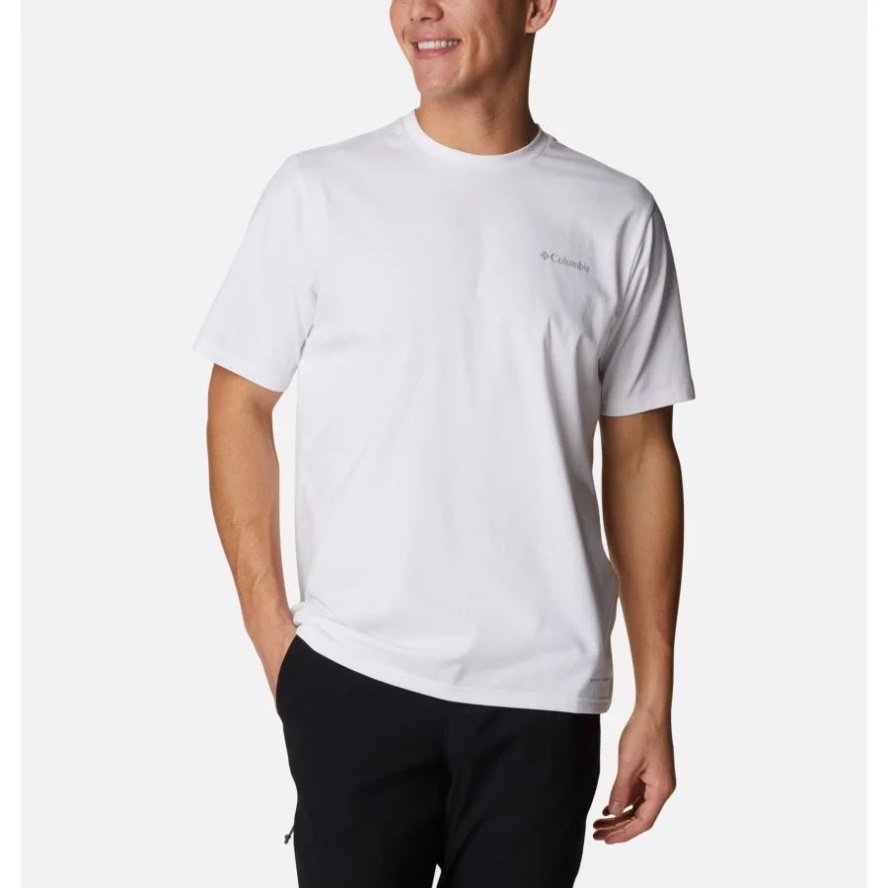 Columbia Sale Men's Sun Trek Technical T-Shirt White