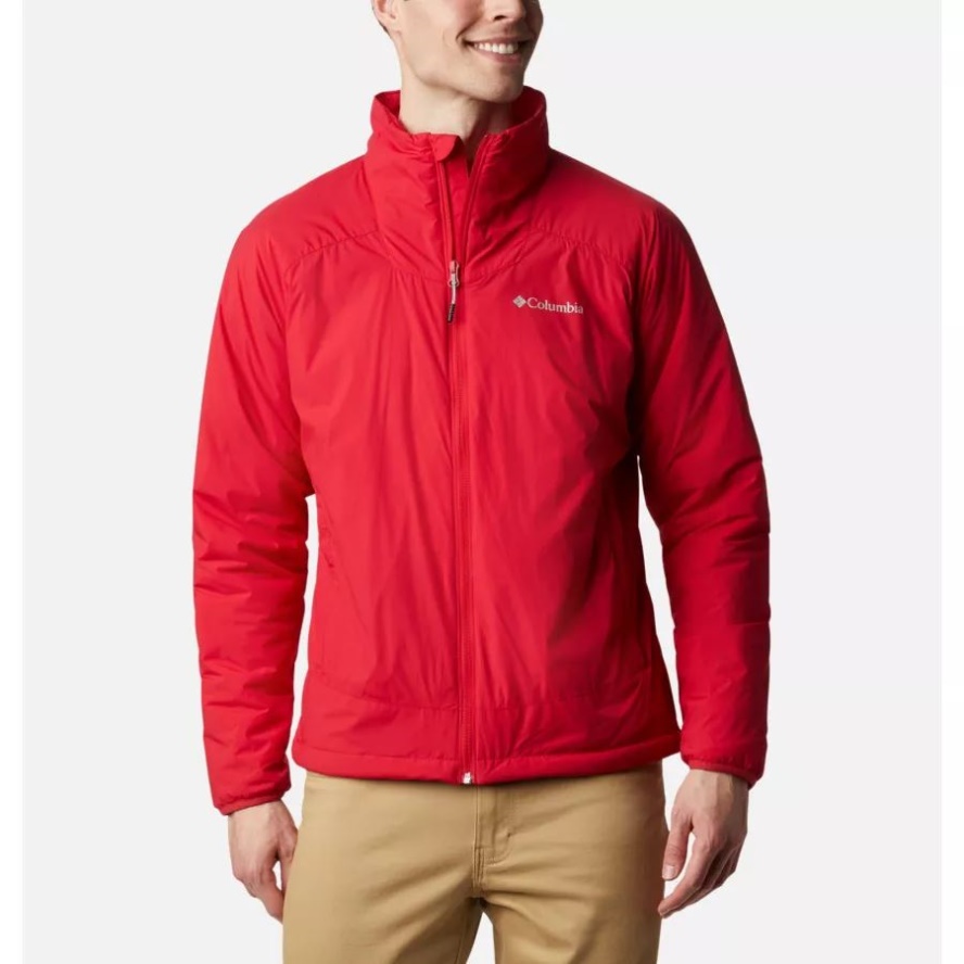 Columbia Sale Men's Tandem Trail Jacket Mountain Red