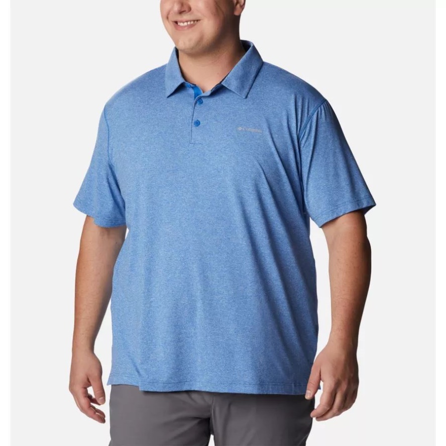 Columbia Sale Men's Tech Trail Polo Big Bright Indigo
