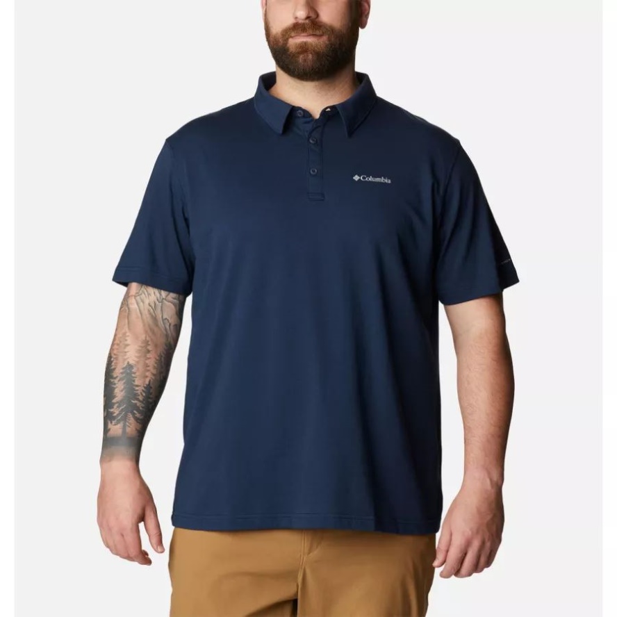 Columbia Sale Men's Thistletown Hills Polo Big Collegiate Navy Heather