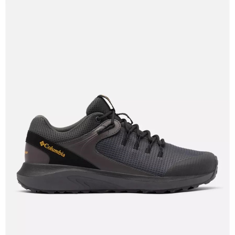 Columbia Sale Men's Trailstorm Waterproof Shoe Dark Grey/Bright Gold