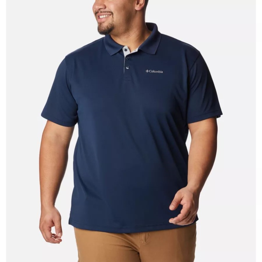 Columbia Sale Men's Utilizer Polo Shirt Big Collegiate Navy