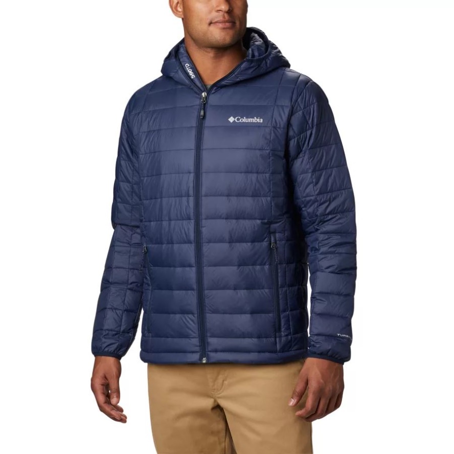 Columbia Sale Men's Voodoo Falls 590 TurboDown Hooded Jacket Tall Collegiate Navy