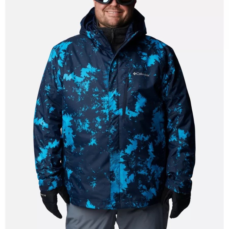 Columbia Sale Men's Whirlibird IV Interchange Jacket Big Compass Blue Lookup Print