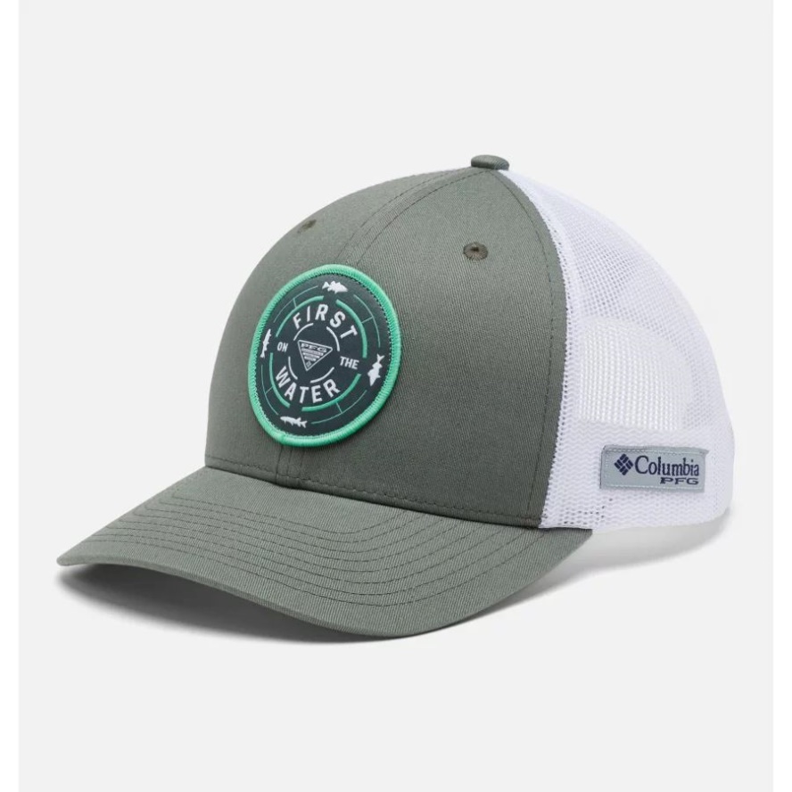 Columbia Sale Metal/Freshwater FOTW Patch PFG Patch Mesh Snapback High Crown