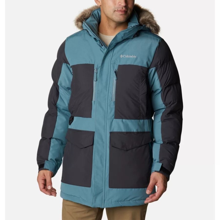 Columbia Sale Metal/Shark Men's Marquam Peak Fusion Insulated Parka
