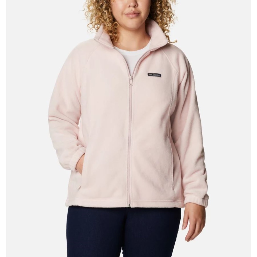 Columbia Sale Mineral Pink Women's Benton Springs Full Zip Plus Size