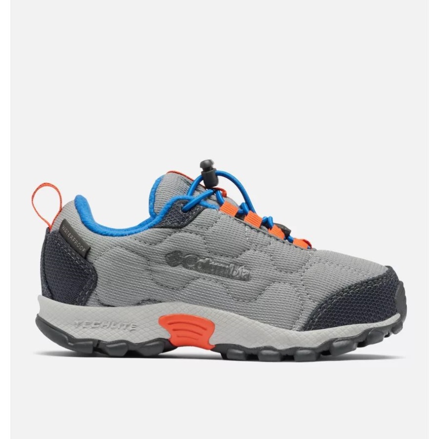 Columbia Sale Monument/Bright Indigo Kid's Firecamp Sledder 3 Waterproof Shoe