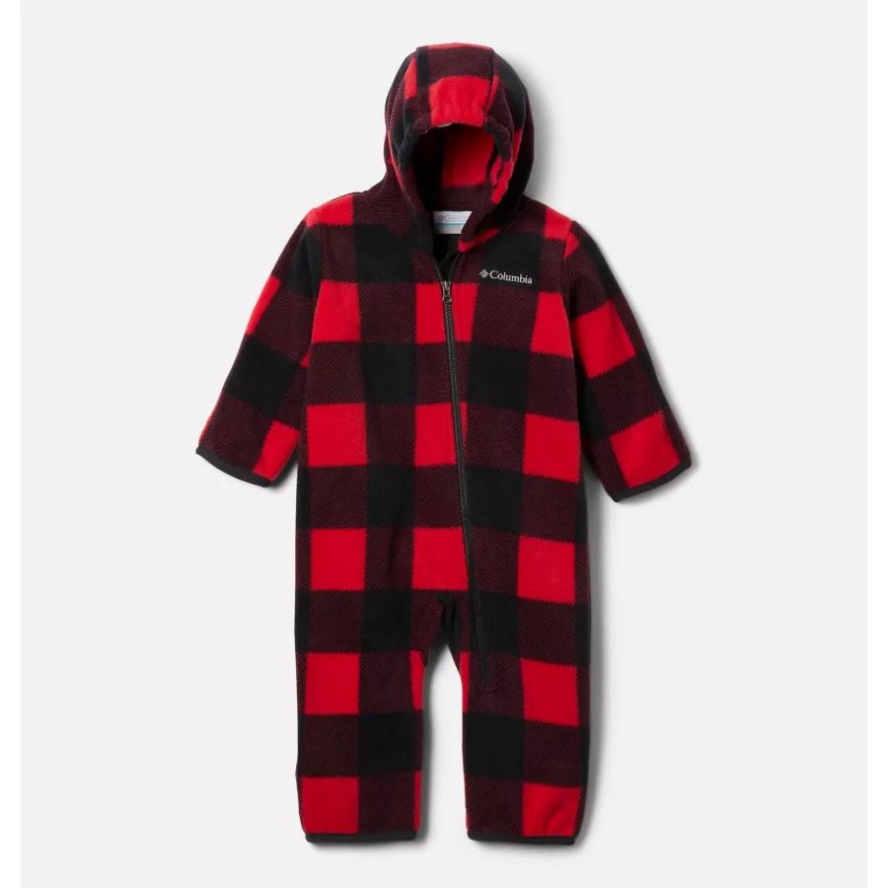 Columbia Sale Mountain Red Check Infant Snowtop II Bunting