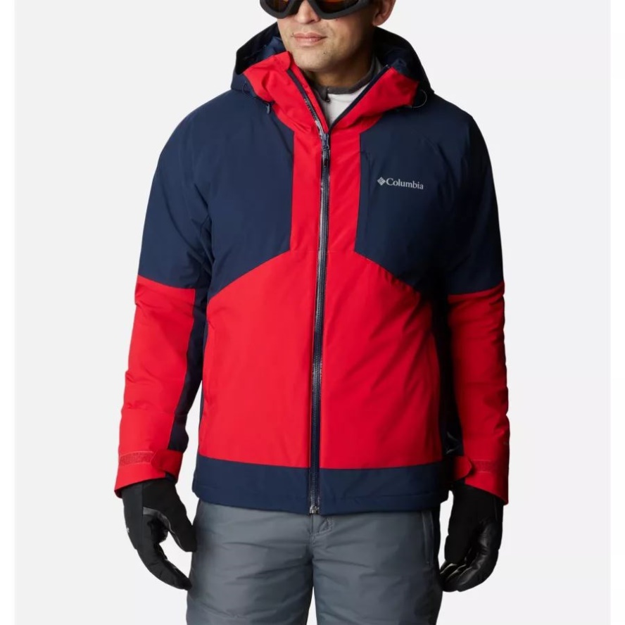 Columbia Sale Mountain Red/Collegiate Navy Men's Centerport II Jacket