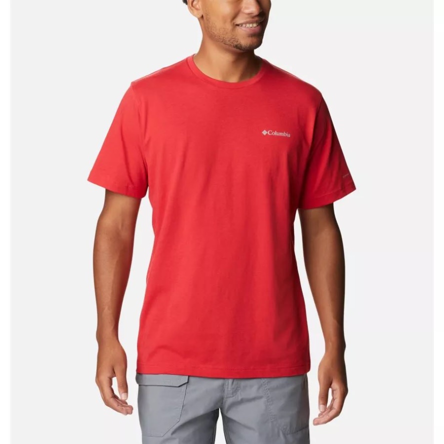Columbia Sale Mountain Red Men's Thistletown Hills Short Sleeve Shirt Tall