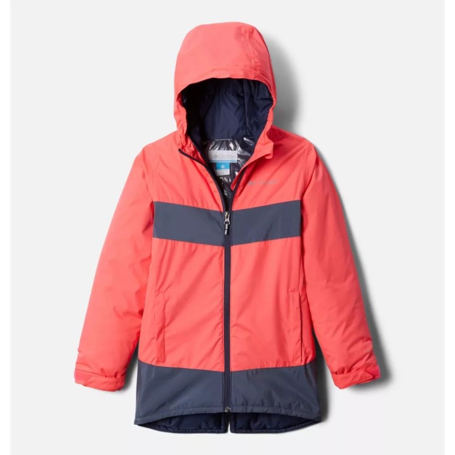 Columbia Sale Neon Sunrise/Nocturnal Girls' Oso Mountain Insulated Jacket
