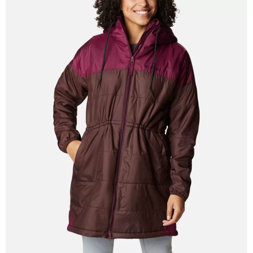 Columbia Sale New Cinder/Marionberry Women's Flash Challenger Sherpa Long Jacket