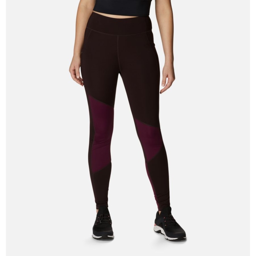 Columbia Sale New Cinder/Marionberry Women's Lodge Colourblock Leggings