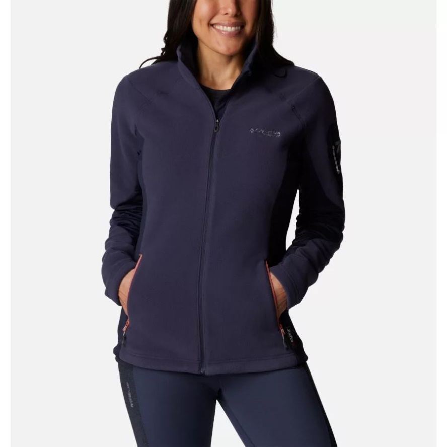 Columbia Sale Nocturnal/Dark Nocturnal Women's Titan Pass 2.0 Technical Fleece Jacket