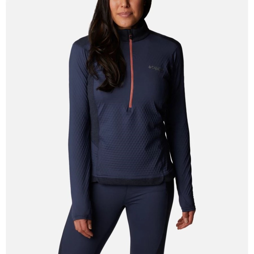 Columbia Sale Nocturnal/Dark Nocturnal Women's Titan Pass Helix Quarter Zip Pullover